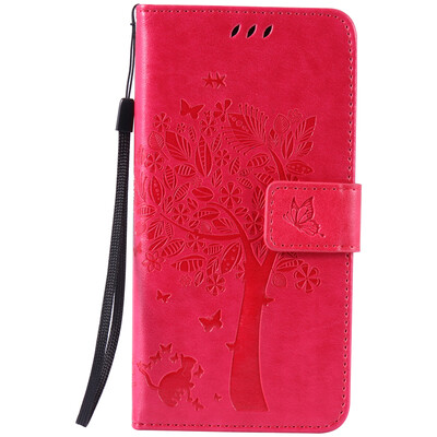 

Rose Tree Design PU Leather Flip Cover Wallet Card Holder Case for LG NEXUS 5X