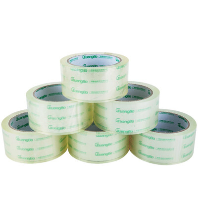 

GuangBo 6 package 48mm 60y high transparent tape sealing tape office stationery FX-60