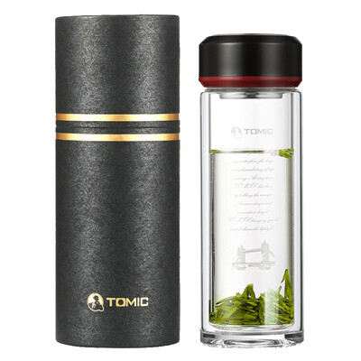 

Jingdong Supermarket Tecco TOMIC Glass Double Layer Clear Water Cup Heat-resistant Tea Tea Tea Cup 1BSB9511 Earl Gray 350ML