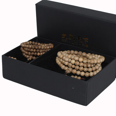 

Text play world (wenwantianxia) incense hand string 108 Buddha beads men and women bracelet couple bracelet couple combination 6mm +8 mm