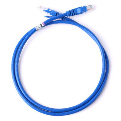 

AMPC AMCOM AMCAT5E0830 BU Project-level network jumper ultra-five network cable pure copper 8-core oxygen-free copper crystal head cable 3 m blue jacket