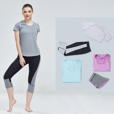 

Star plus fitness suit suit women's sports suit tights 2017 spring and summer new X-201 M two-piece