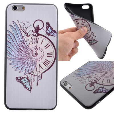 

Pocket watch Pattern Soft Thin TPU Rubber Silicone Gel Case Cover for IPHONE 66S