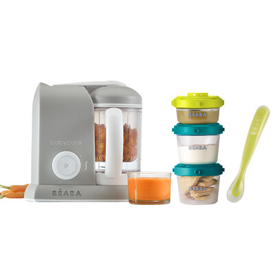 

Jingdong supermarket France BEABA baby feeding machine baby grinding machine babycook plus bilateral cooking&stirring one machine sky city
