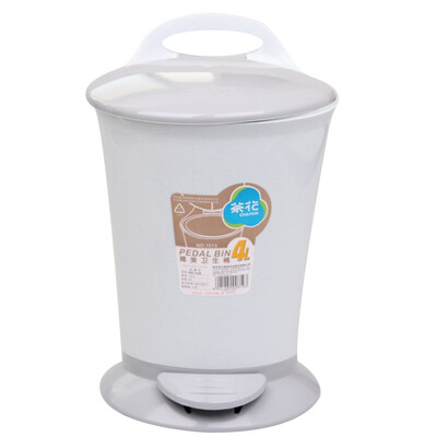 

【Jingdong Supermarket】 Camellia trash cans fine health barrels 4L 1513