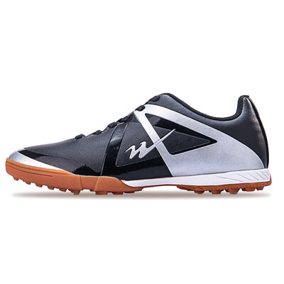 

Double star soccer shoes broken nail grass soccer shoes tendon at the end of non-slip training shoes 9073 black silver 37 female models