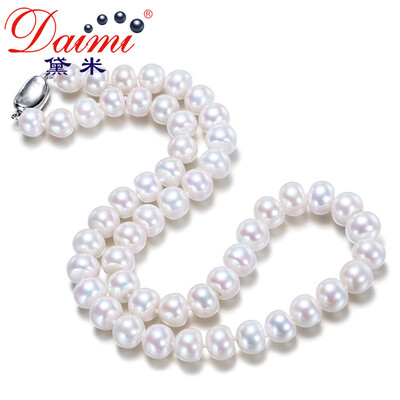 

Demi jewelry rich freshwater pearl necklace to send my mother 9-10mm47cm