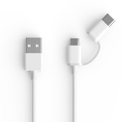 

Кабель Micro USB и Type-C для зарядки и передачи данных Xiaomi ZMI AL511, белый