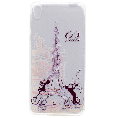 

Music tower Pattern Soft Thin TPU Rubber Silicone Gel Case Cover for Sony Xperia X