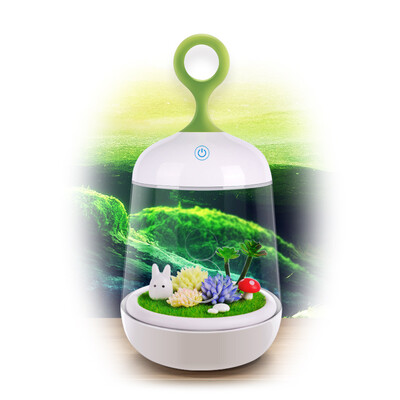 

Tropical forest micro-landscape colorful lights rabbit creative lamp usb night light led bedside lamp student portable bedroom lamp birthday gift girl gifts to send his girlfriend wife