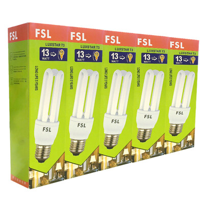 

Jingdong supermarket Foshan lighting T3 energy-saving lamps 3U-13W-E27 5 on the support