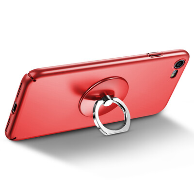 

ESR mobile phone bracket finger buckle car bracket lazy stent Apple Andrews flat universal bracket portable circular bracket - Chinese red