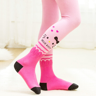 

Hello Kitty (Hello Kitty) Детские колготки девочки пассивом колготки KT8018 розовая роза 130 см