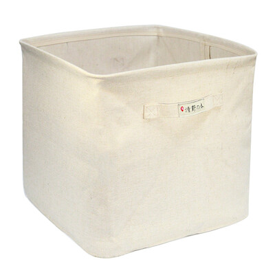 

Jingdong supermarket wild wild kapok linen storage box large no cover 39L