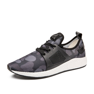 

Senma Senma casual shoes WB567292 Korean camouflage men's shoes hollow breathable low net shoes black 42 yards