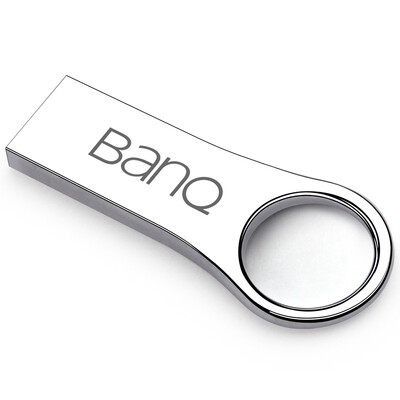 

banq P80 U диск 64G USB3.0 высокоскоростной водонепроницаемый ударопрочный металл U диск тонкая версия серебристого серебра