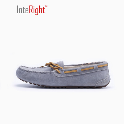 

INTERIGHT couple shoes casual shoes flat shoes driving shoes peas shoes gray 235 yards