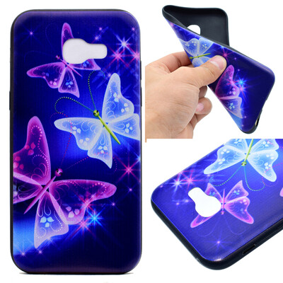 

Star Butterfly Pattern Soft Thin TPU Rubber Silicone Gel Case Cover for Samsung Galaxy J7 2017J710