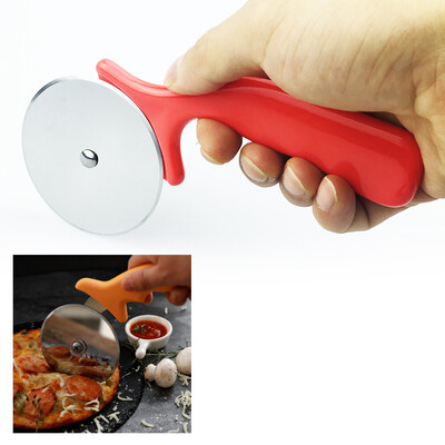 

MyMei 1 pc Stainless Steel Pizza Cutter Round Shape Pizza Wheels Cutters Cake Bread Round Knife Cutter Pizza Tools