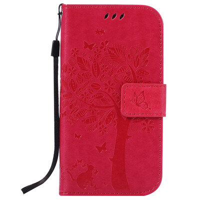 

Rose Tree Design PU Leather Flip Cover Wallet Card Holder Case for SAMSUNG S6EDGE PLUS