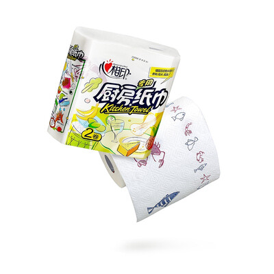

Heart Printed Paper Kitchen Paper Print 75 8 Rolls FCL Sales