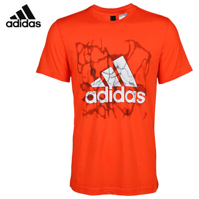 

Adidas adidas sportswear men's casual T-shirt breathable badminton service BK2817  red
