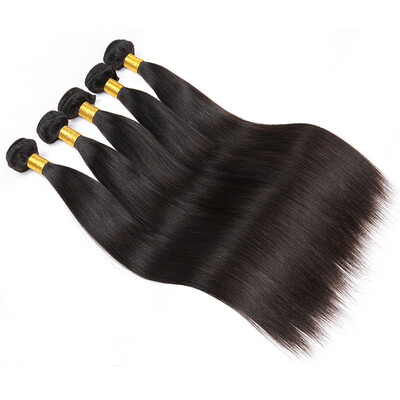 

Natural Black Brazilian Virgin Hair Straight 100 Unprocessed Human Hair Extension with Free Shipping 5pcs lot 8A Brazilian Hair