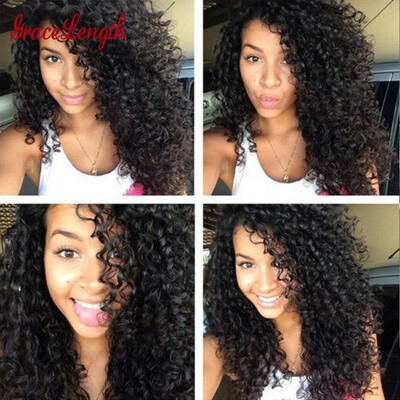

8A Indian Deep Wave 3 Bundles Unprocessed Indian Virgin Hair Deep Wave Bundles Grace Length Hair Indian Curly Human Hair Weave