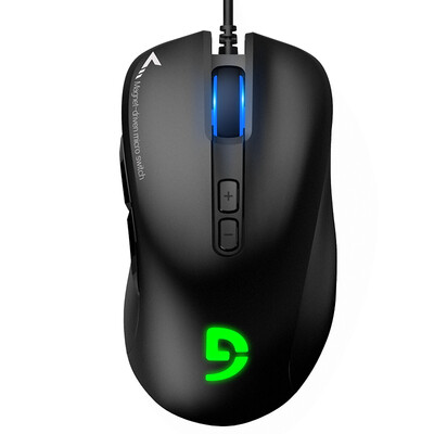 

Fuller (Fhlen) G90 magneto-optical wired mouse gaming mouse RGB dazzle power computer mouse black