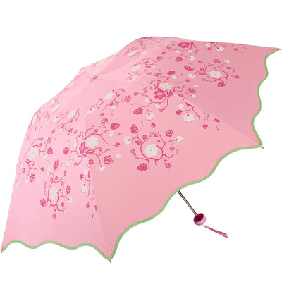 

Paradise umbrella water is now spent three times the ultra-thin sun umbrella sunny umbrella 33257E pink