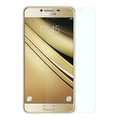 

2 pieces installed easy to paste Samsung C5 tempered film HD C5 mobile phone film explosion-proof anti-fingerprint for Samsung C5