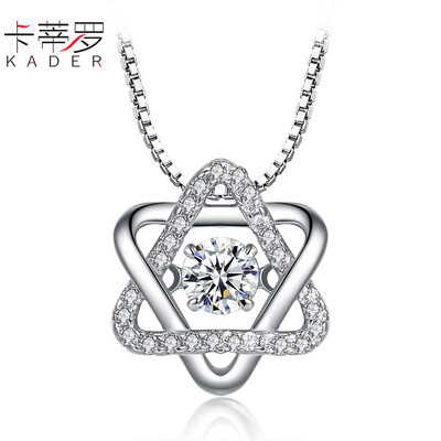 

Katie 925 Silver Necklace Inlay Huaruo Zircon Cephalo Pendant Chains Chain
