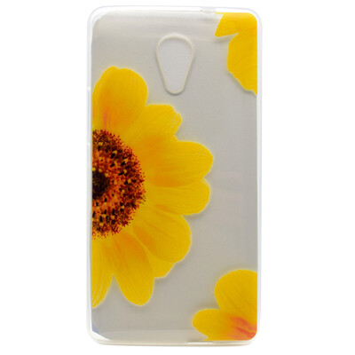 

Sunflower Pattern Soft Thin TPU Rubber Silicone Gel Case Cover for Wiko Robby