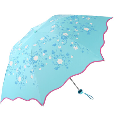 

Jingdong supermarket] paradise umbrella water is now spent three times ultra-thin sun umbrella sun umbrella umbrella 33257E navy