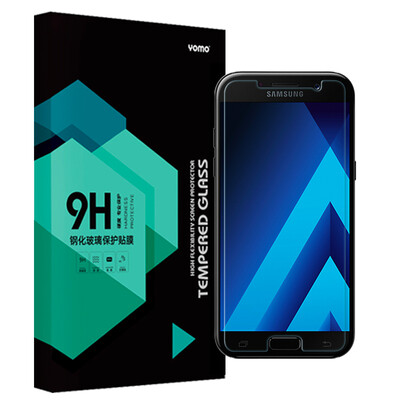 

Yomo Samsung Galaxy A3 +2017 стал полноэкранным фильм мобильного телефона фильм защитной пленка, покрывающей взрывозащищенные стекло пленки полного покрытия синего