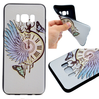 

Pocket watch Pattern Soft Thin TPU Rubber Silicone Gel Case Cover for Samsung GALAXY S8