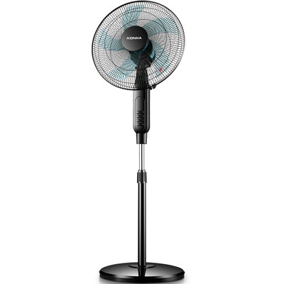 

Konka KONKA fan floor fan five leaves can be lifted non-remote control fan KF-40L11 black