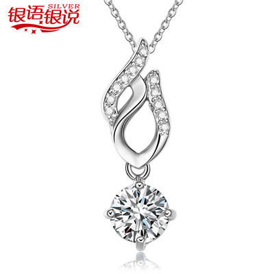 

Silver silver said 925 silver pendant female dancing spirit simple clavicle simple pendant pendant
