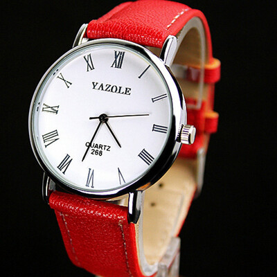 

Ya Zhuo Lun new simple quartz watch fashion casual belt watch men and women couples watch YZL0535TH-3