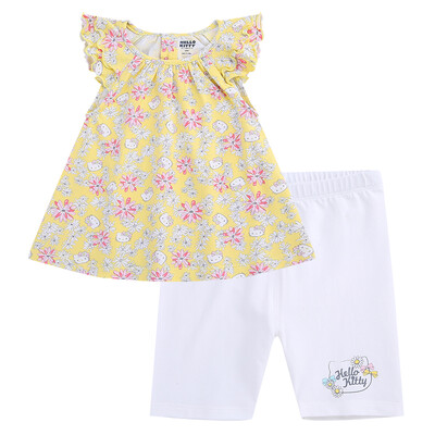 

Hello Kitty Kids Girl Knit Vest Set KA722CA17YM211 Yellow Bottom Flower 110