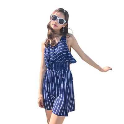

YMS Women's Striped Push-up 1 Piece Swimwear