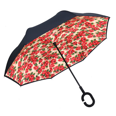 

Cmon Double-layer Umbrella Men long handle C-type umbrella B015