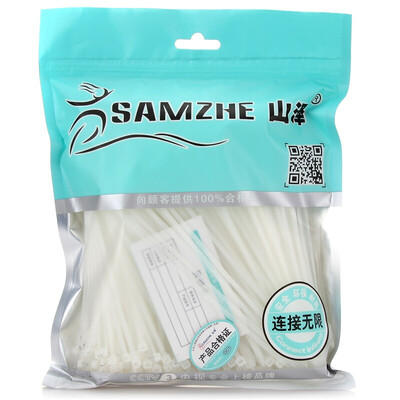 

Shanze SAMZHE 36 300mm ZD-20 professional self-locking nylon cable ties more tough tie harness tape multi-function straps tie silk transparent cable ties 100 bag