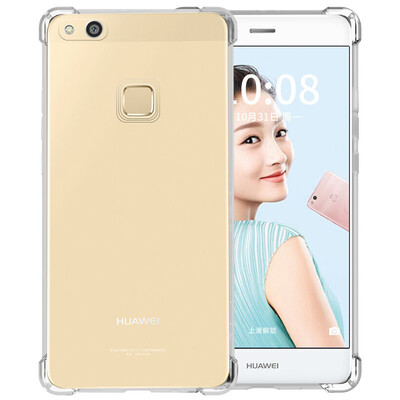 

ESCASE Huawei NOVA youth version of the phone case TPU all-inclusive air bag drop soft shell protective cover with hanging rope hole through the white