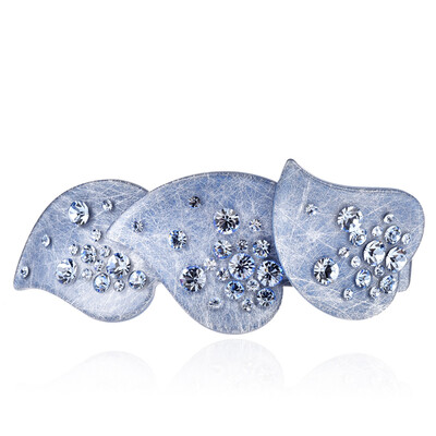 

Royal salsa (Royalsasa) head ornaments ornaments cross-clamp spring chuck hair hockey clip acrylic imitation crystal blue