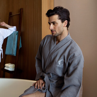 

Canasin пятизвездочный отель банный халат полотенце пара летний хлопок домашнее ночное платье