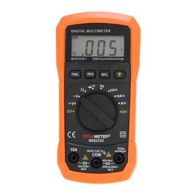 

Г (PEAKMETER) MS8233E портативный цифровой мультиметр Autoranging