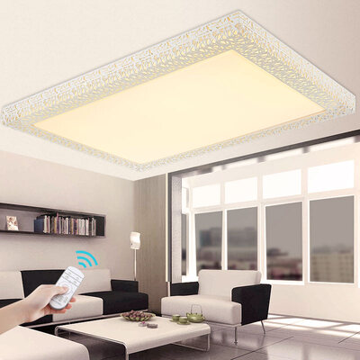 

NVC NVC lighting floor lighting LED ceiling lamp living room modern simple lighting intelligent remote control stepless dimming 72W 89 64 cm ENKX9084