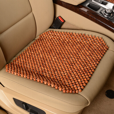 

Antarctic Nanjiren car seat cushion four seasons cool pad ice pad wood beads car seat office seat cushion square pad rice