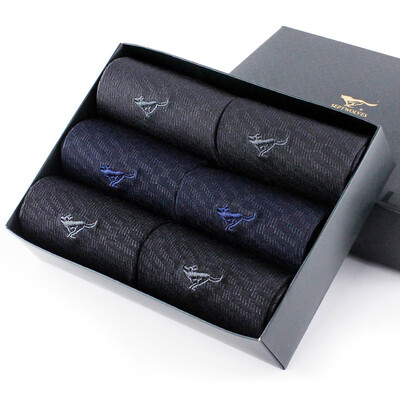 

Jingdong Supermarket seven wolves socks men&39s bamboo fiber cotton socks spring&summer deodorant breathable socks 6 double-loaded dark all yards 91321